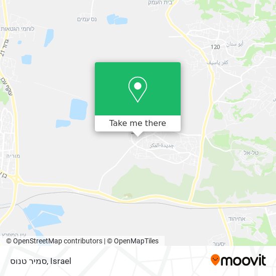 סמיר טנוס map