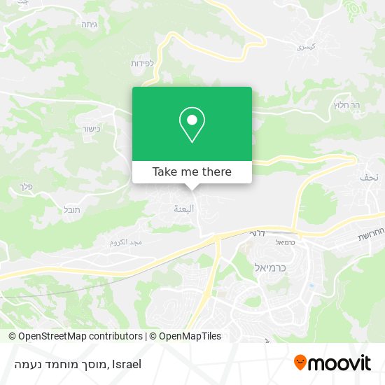 מוסך מוחמד נעמה map