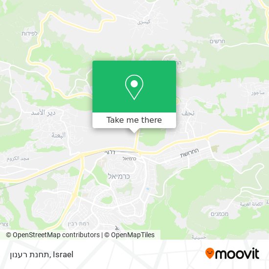 תחנת רענון map