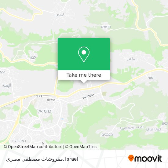 مفروشات مصطفى مصري map