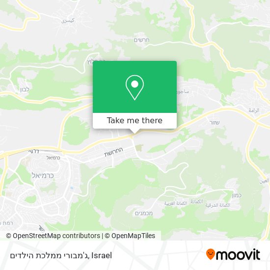 ג'מבורי ממלכת הילדים map