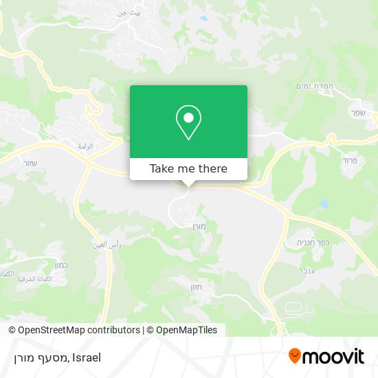 מסעף מורן map