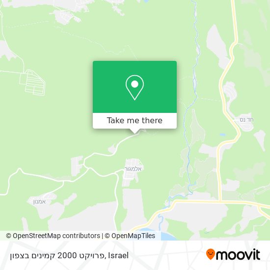 פרויקט 2000 קמינים בצפון map