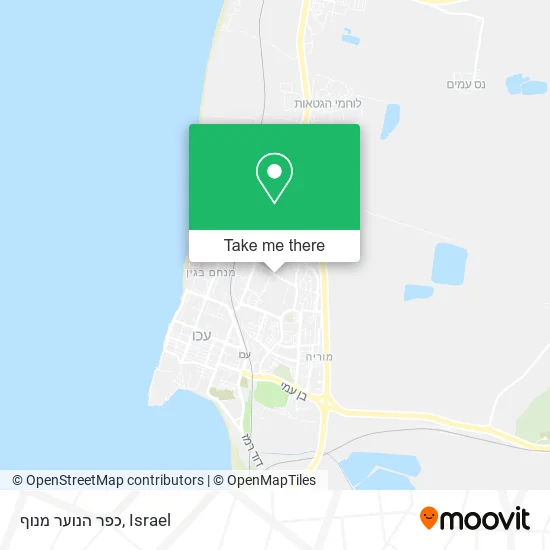 Карта כפר הנוער מנוף