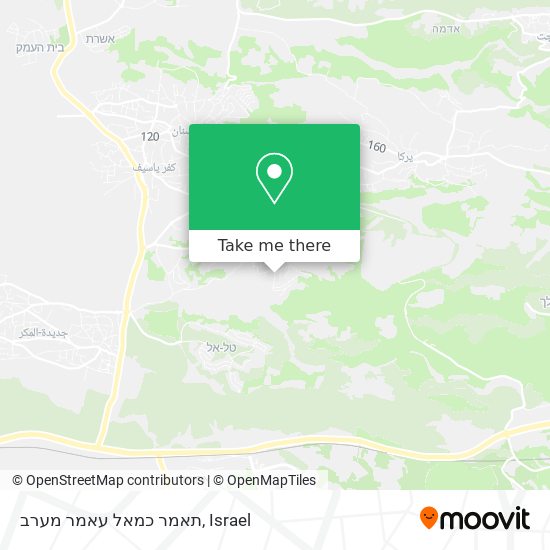 תאמר כמאל עאמר מערב map