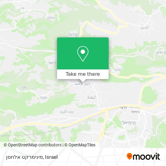 מינימרקט אלחסן map