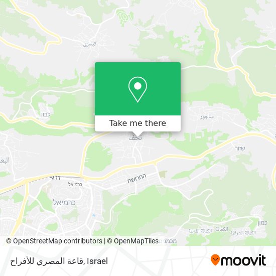 قاعة المصري للأفراح map