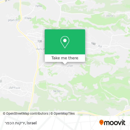 ירקות הכפר map