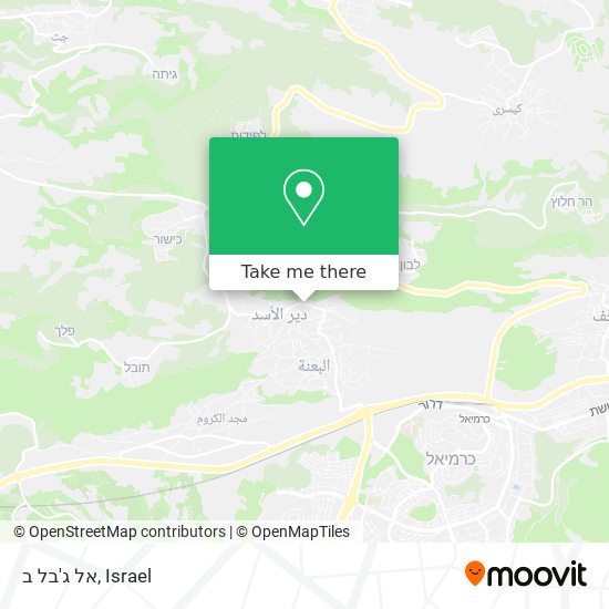 אל ג'בל ב map