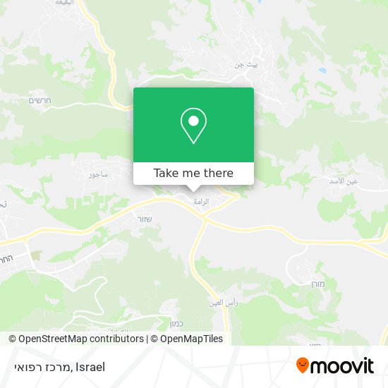 מרכז רפואי map