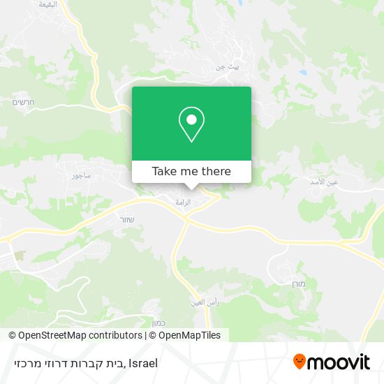 בית קברות דרוזי מרכזי map