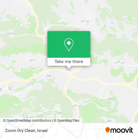 Zoom Dry Clean map