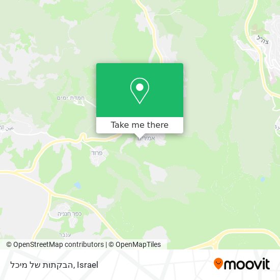 הבקתות של מיכל map