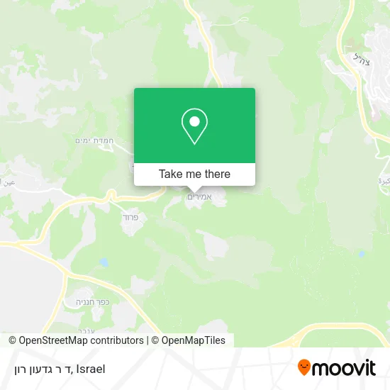 Карта ד ר גדעון רון