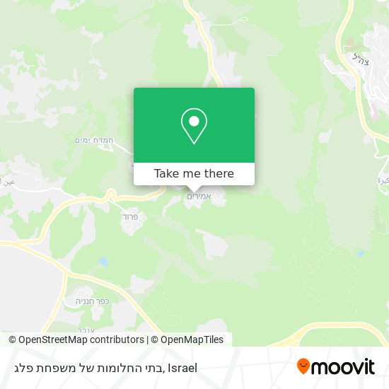 בתי החלומות של משפחת פלג map