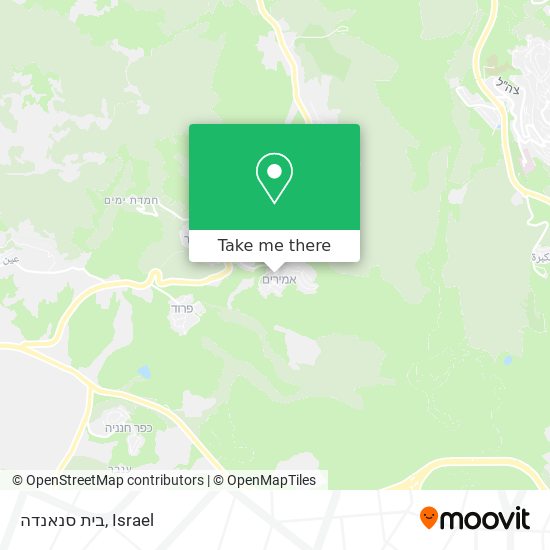 בית סנאנדה map