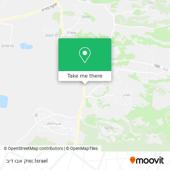 שוק אבו דיב map