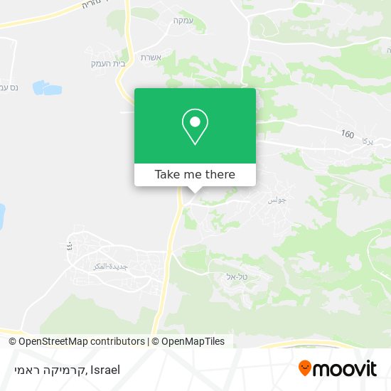 קרמיקה ראמי map