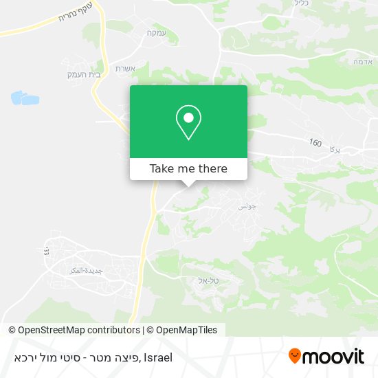 פיצה מטר - סיטי מול ירכא map