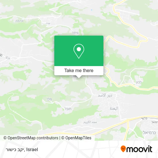 Карта יקב כישור