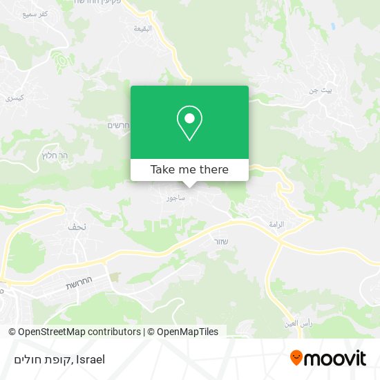 קופת חולים map