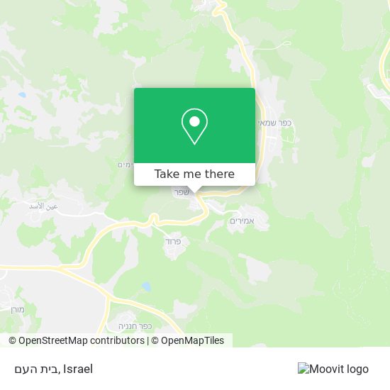 בית העם map