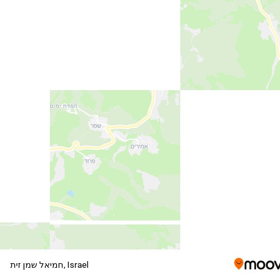 חמיאל שמן זית map