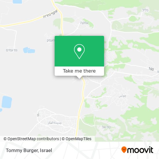 Tommy Burger map