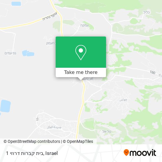 בית קברות דרוזי 1 map