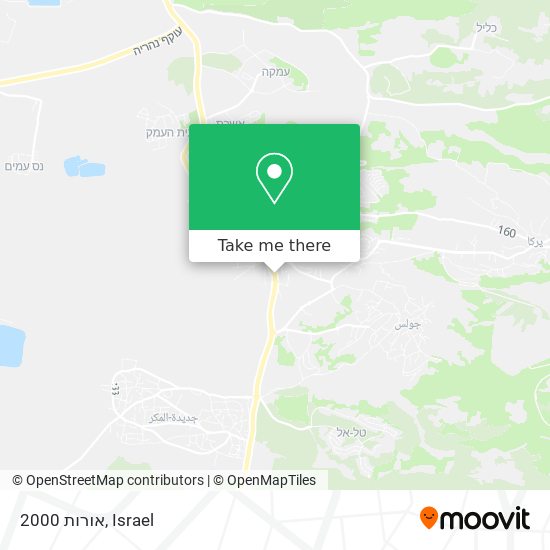 אורות 2000 map