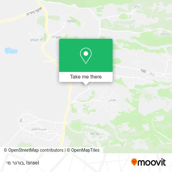 Карта בורגר מי