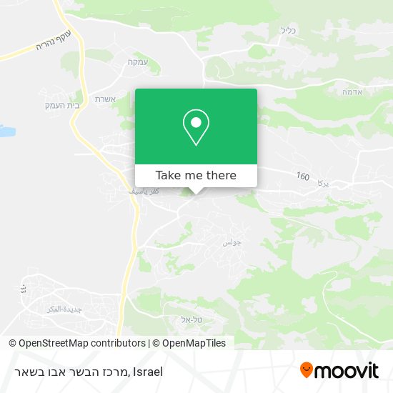 מרכז הבשר אבו בשאר map