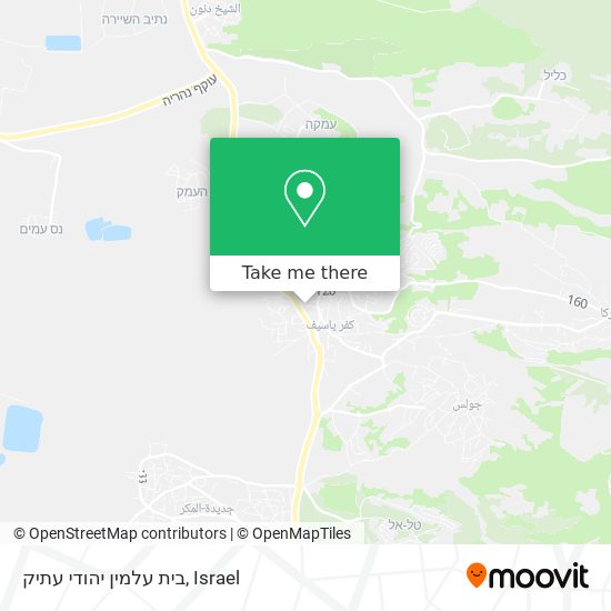 בית עלמין יהודי עתיק map