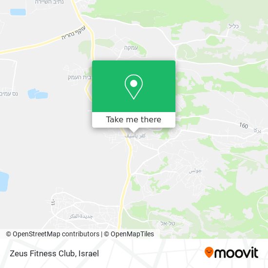 Zeus Fitness Club map