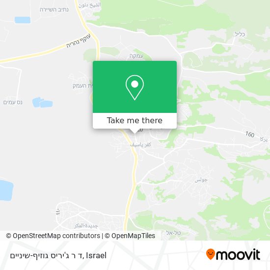 ד ר ג'יריס גוזיף-שיניים map