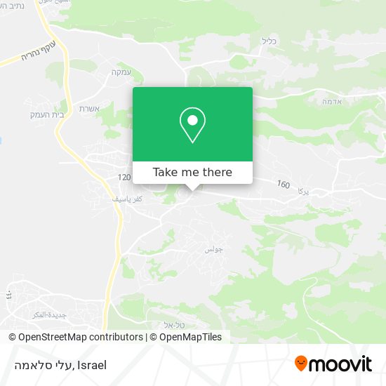 עלי סלאמה map