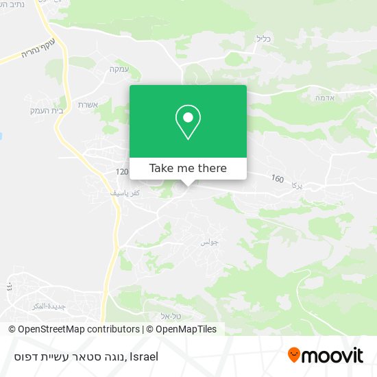 נוגה סטאר עשיית דפוס map