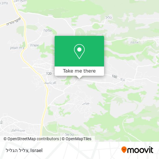 צליל הגליל map