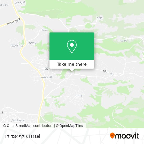 גולף אנד קו map