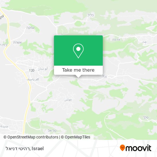 רהיטי דניאל map