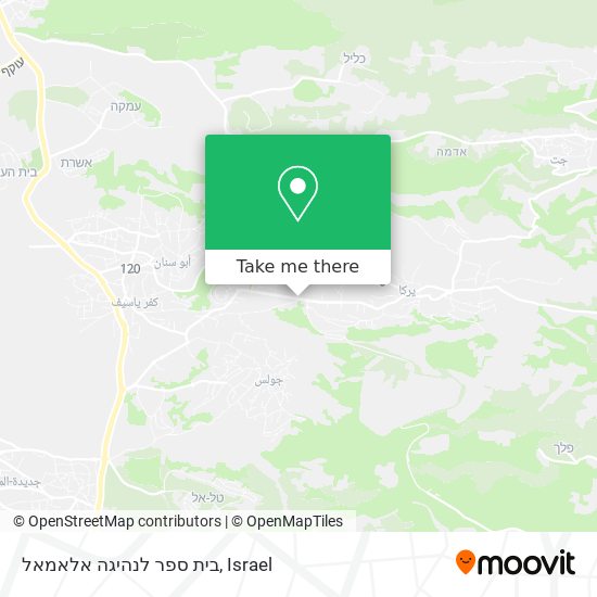 בית ספר לנהיגה אלאמאל map