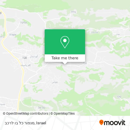 סנפור כל בו לרכב map