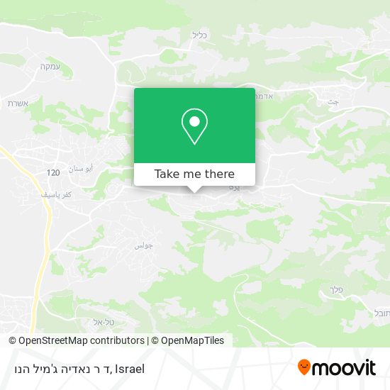 ד ר נאדיה ג'מיל הנו map