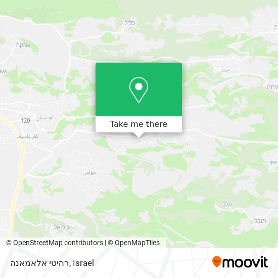 רהיטי אלאמאנה map