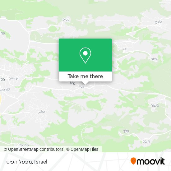 מפעל הפיס map