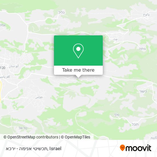 תכשיטי אנימה - ירכא map