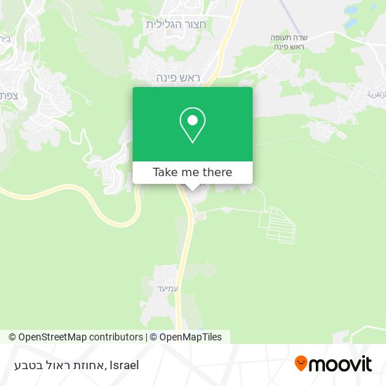 אחוזת ראול בטבע map