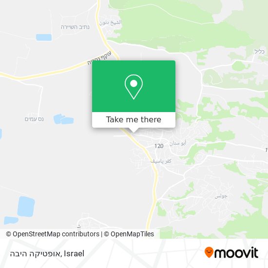 אופטיקה היבה map