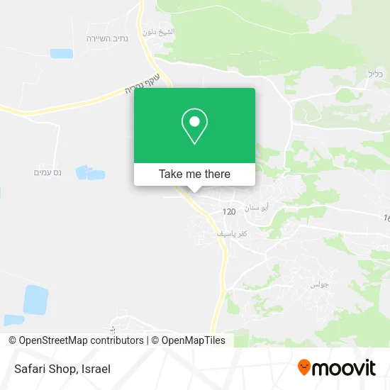 Карта Safari Shop