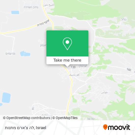 לה צ'ארם מתנות map